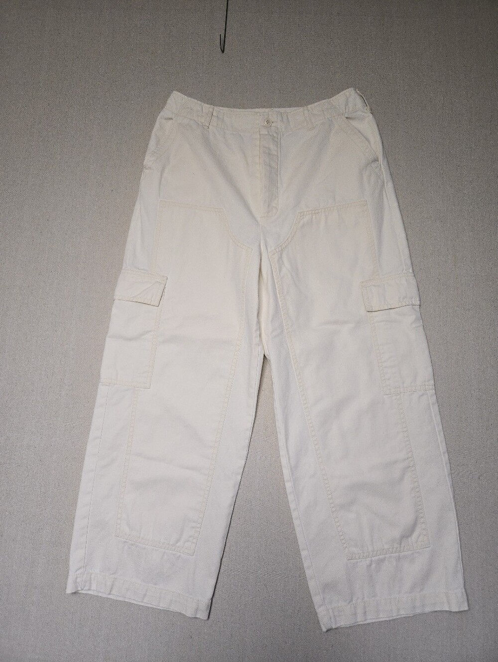 Universal Thread Cream Cargo Pants with Utility Pockets